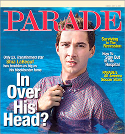 Shia Labeouf Parade Magazine