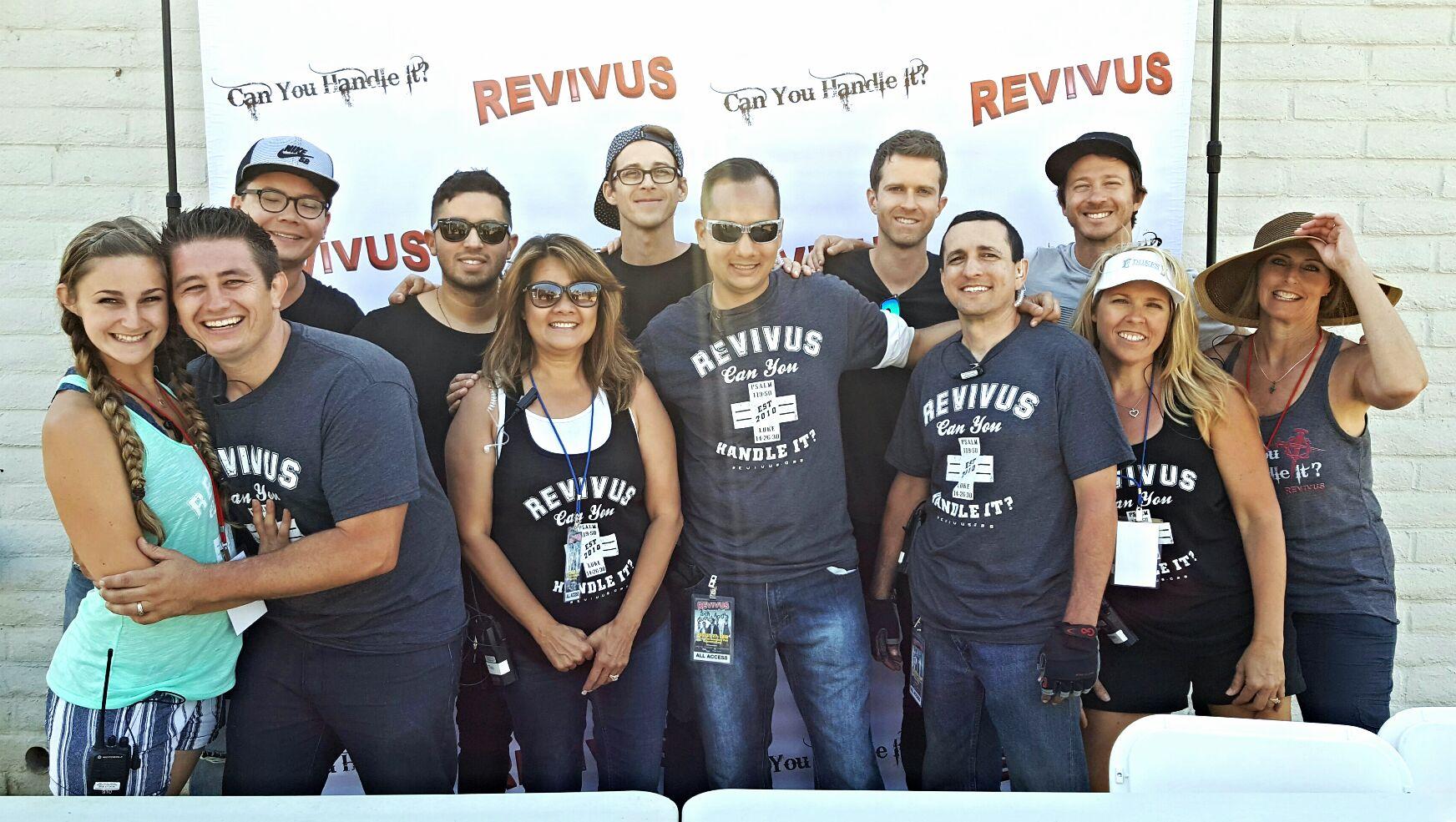 Revivus Team with Tenth Avenue North