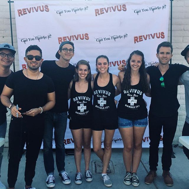 VIP members with Tenth Avenue North