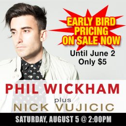 Early Bird Tickets On Sale Now!